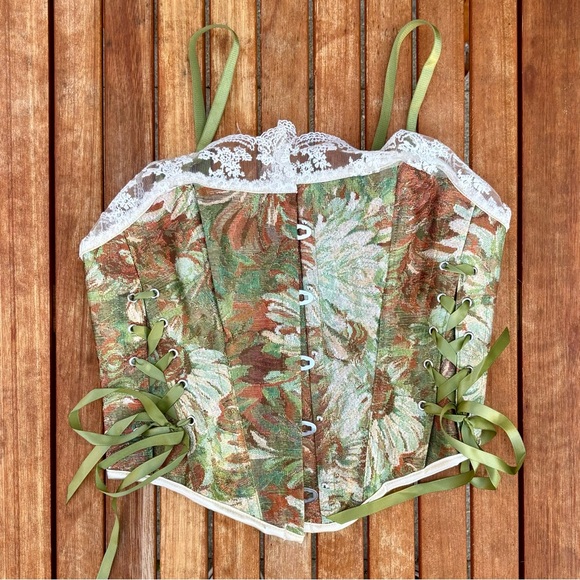 Tops - Floral Corset